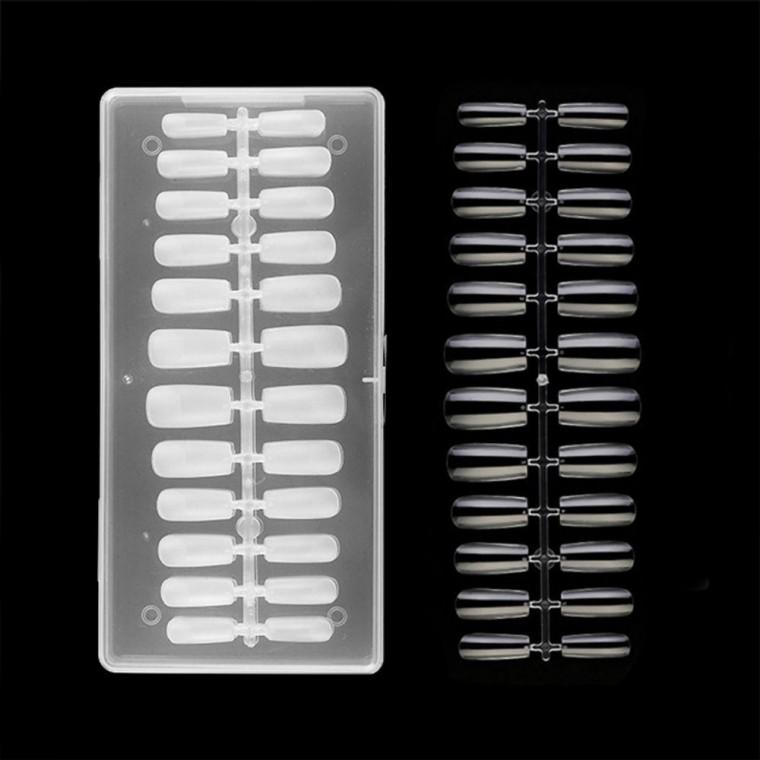 투명 네일 연장 인조 손톱 말캉 팁 120pcs