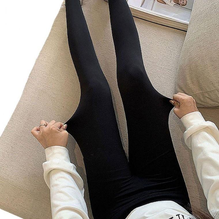 여성 하이웨스트 블랙 스판 레깅스 운동 쫄바지