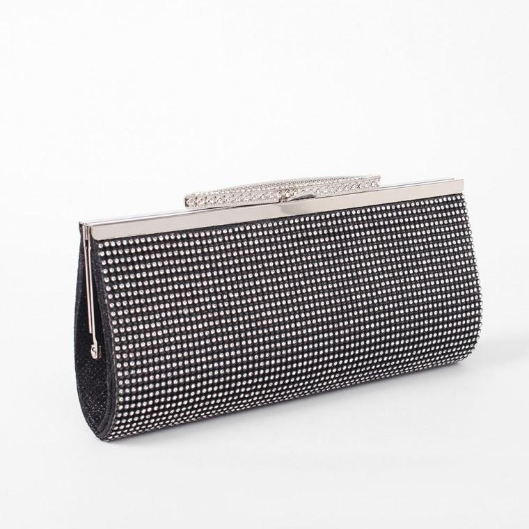 고급스러운 헤이든 럭셔리 클러치백 블랙 여성 크로스백