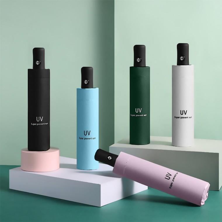 튼튼한 UV 자외선차단 암막 원터치 3단 자동 우산 겸용 양산
