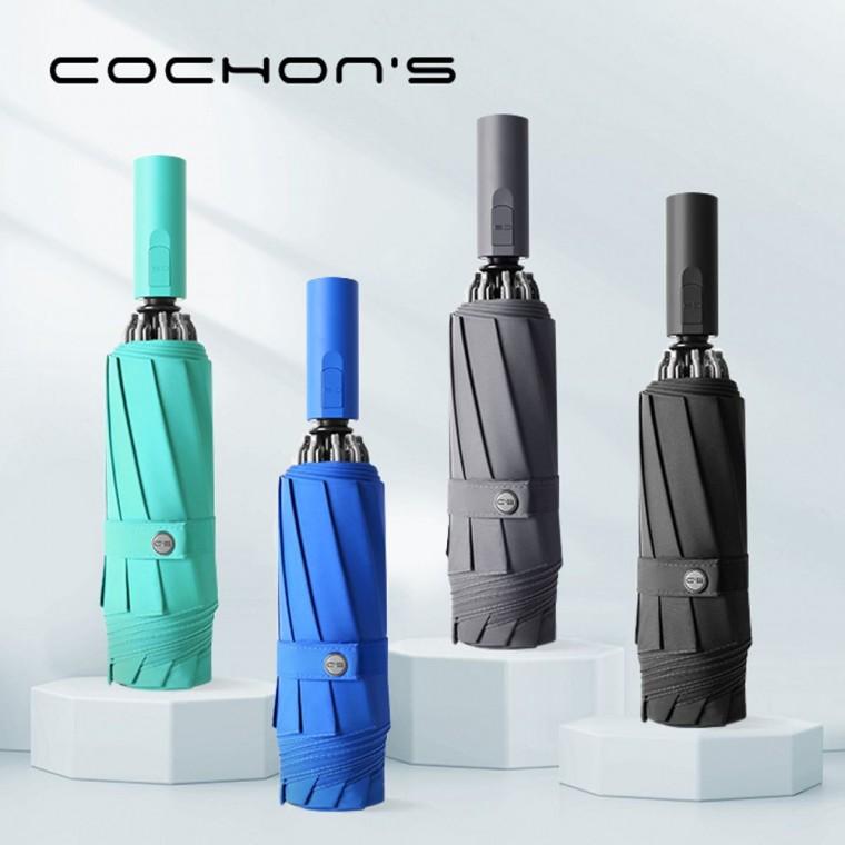튼튼한 COCHONS 3단 자동 10K 거꾸로 양우산 M6 UPF40+