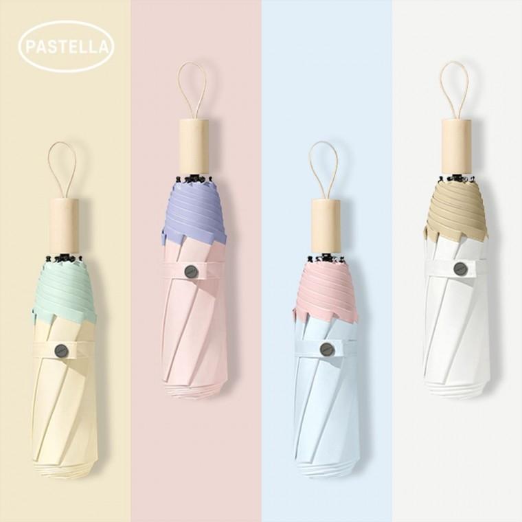 튼튼한 PASTELLA 파스텔투톤 8K 3단 수동 양우산 PS6 UPF50+