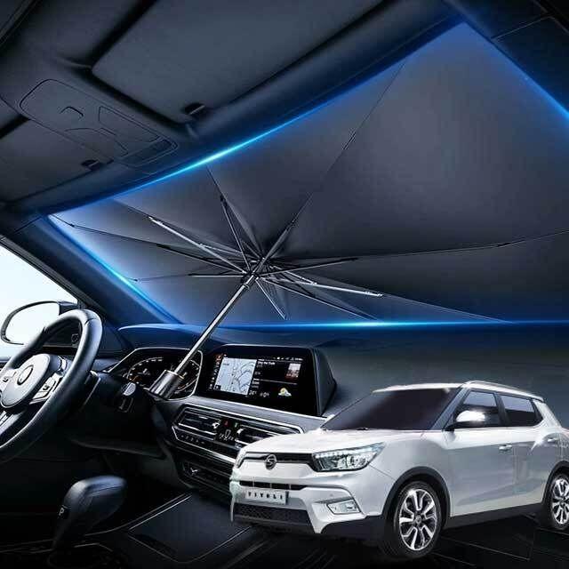 튼튼한 티볼리 우산형 햇빛가리개 차량용 앞유리커버 암막