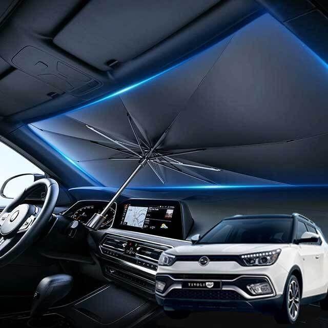 튼튼한 티볼리에어 우산형 햇빛가리개 차량용앞유리커버 암막