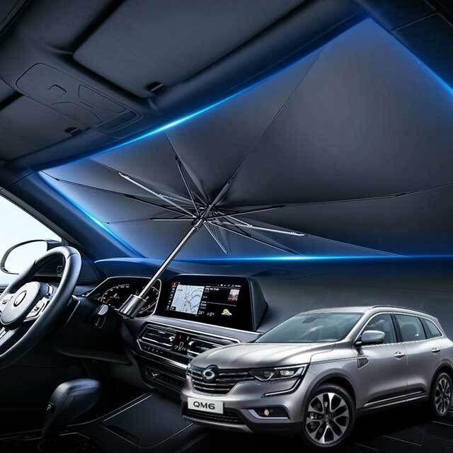 튼튼한 QM6 우산형 햇빛가리개 차량용 앞유리커버 암막