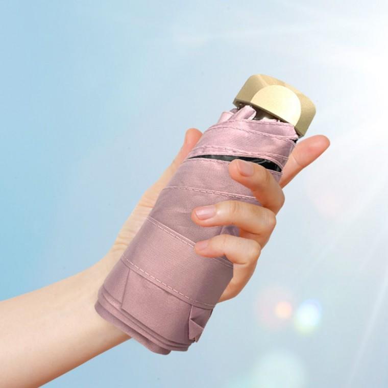 튼튼한 미니 우양산 초경량 3단 양산 암막 우산 안전