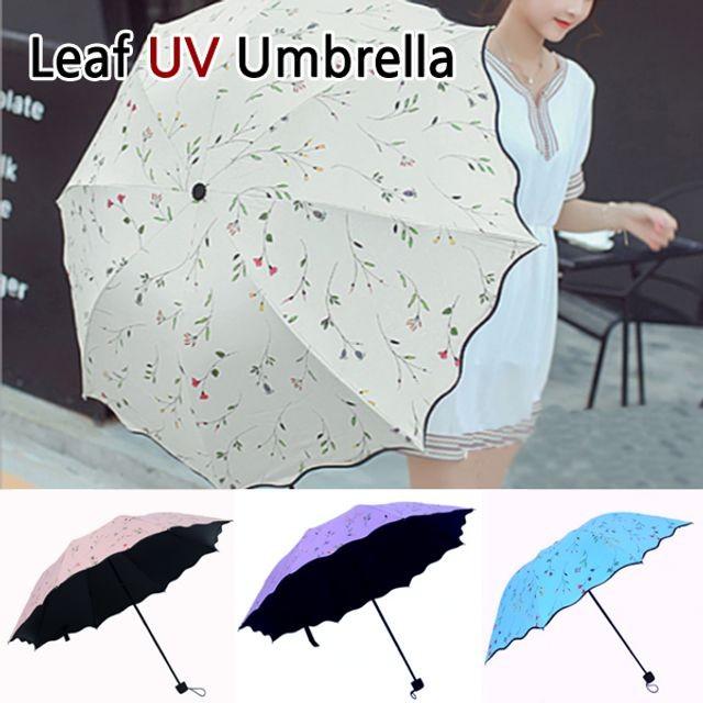 튼튼한 Leaf UV 나뭇잎 우산 4종 양산