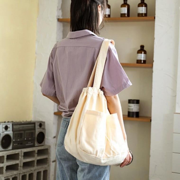 독특한 가벼운 미니핸드폰가방 매력있는 숄더백추천 여자 캔버스 쇼퍼백 중년여성크로스백 봄나들이 숄더백