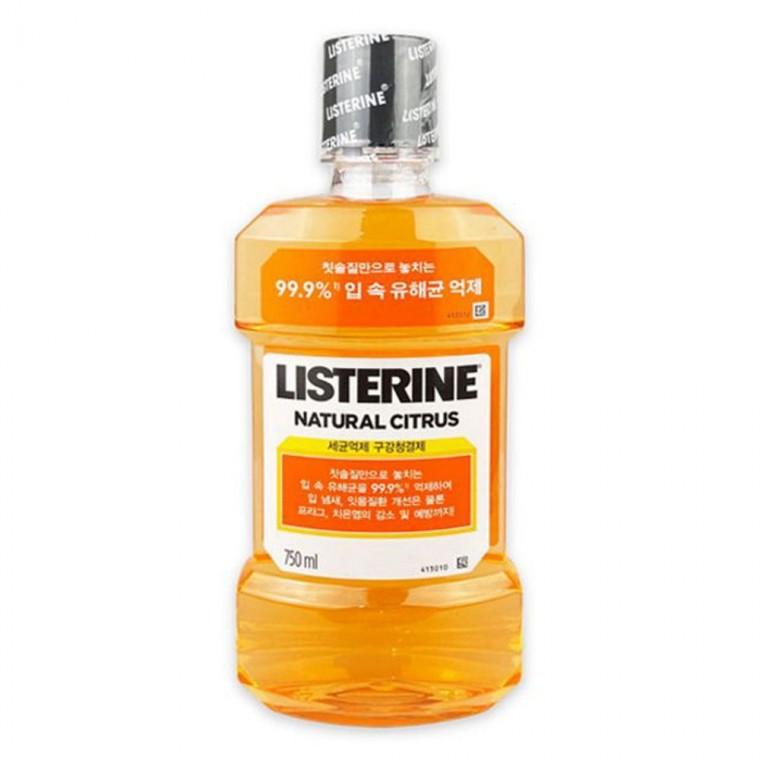 입냄새제거 가글 시트러스750ml 리스테린 구강 청결제