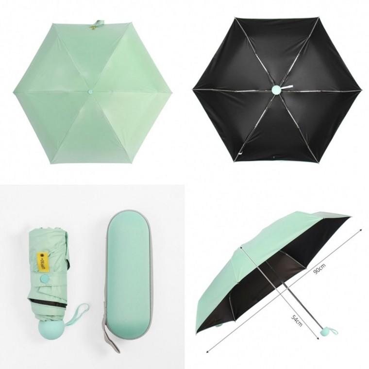 튼튼한 캡슐우산 UV차단 5단 양산겸 우산 여름 경량우산
