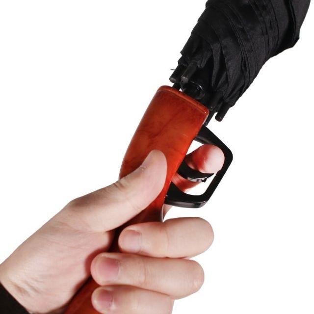 튼튼한 라이플 장총 우산 특이한 총모양 디자인 엄브렐라