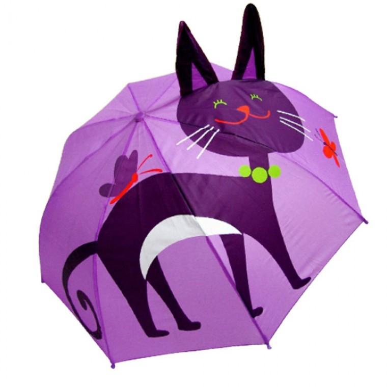 튼튼한 아동 유아 귀여운 고양이 입체 인기 여름 우산 선물
