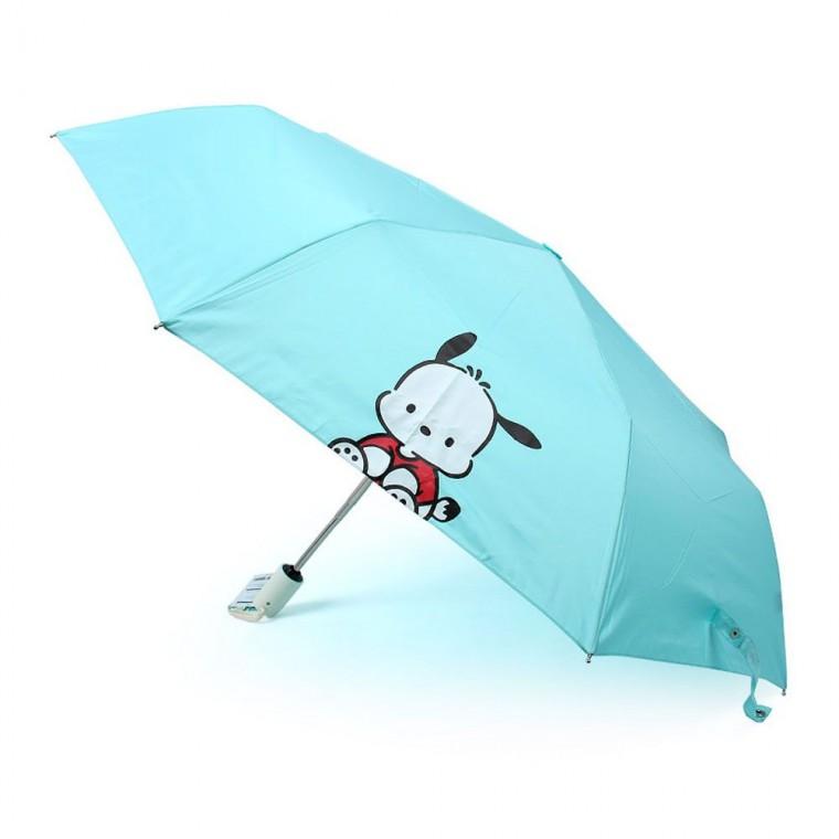 튼튼한 산리오 포차코 캐릭터 완전 자동 3단 55 어린이 우산