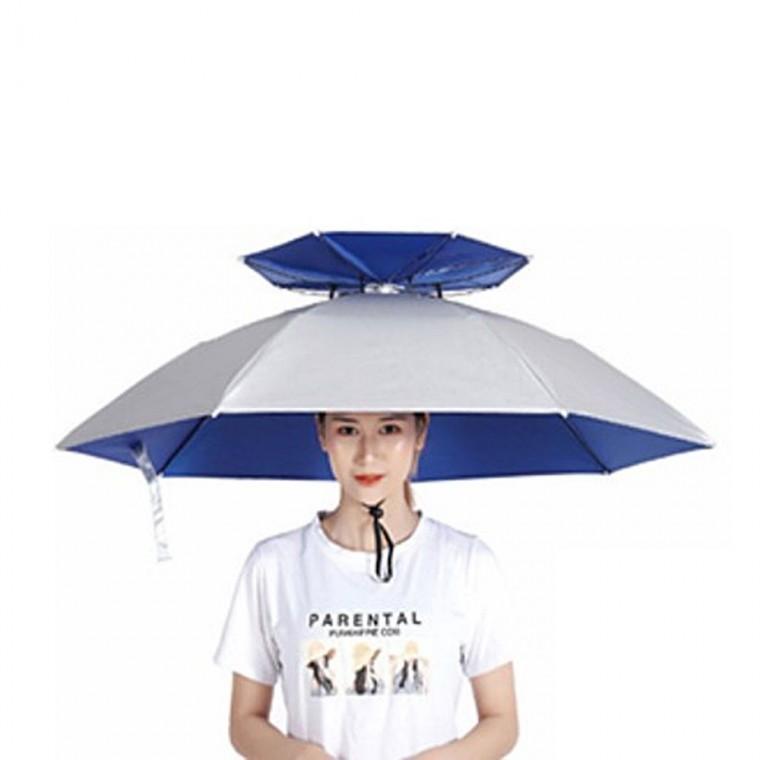 튼튼한 모자우산 2단95cm(실버)