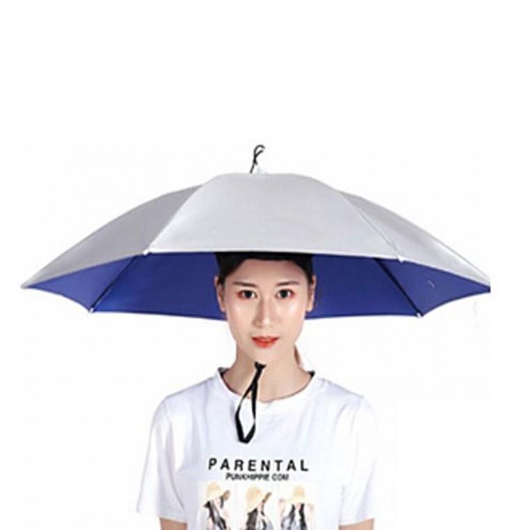 튼튼한 모자우산 1단77cm(실버)