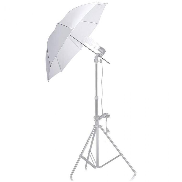 튼튼한 우산 조명 엄브렐라 화이트 83cm 반사판 LED 스튜디오