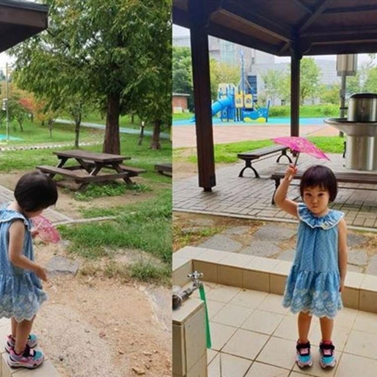 튼튼한 초미니 망사 레이스 우산(랜덤발송)