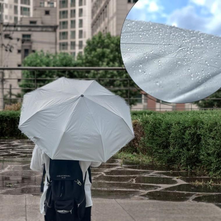 튼튼한 양산겸용 암막 자동 양우산 화이트