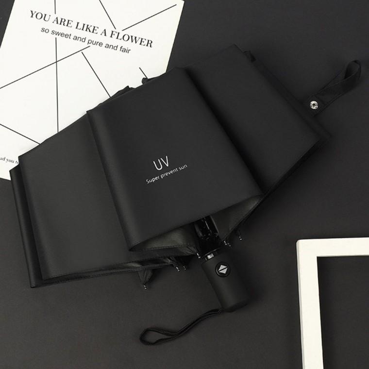튼튼한 UV50 차단 양산 우산 차외선차단 3단 완전자동 블랙