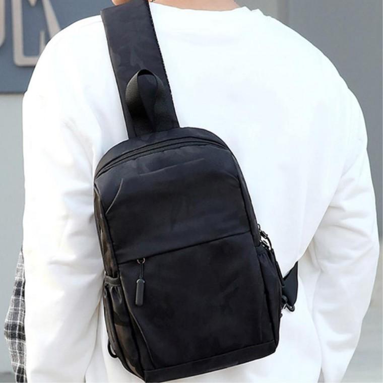 미니핸드폰가방 패셔너블한 간단한가방 데일리캐주얼백 슬링백 외출가방 깔끔코디스타일 남자아이 고등학생
