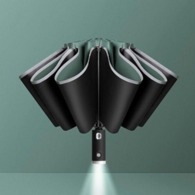 튼튼한 거꾸로 LED 완전자동 양산 겸 우산 여름 암막우산 방풍우산 양우산