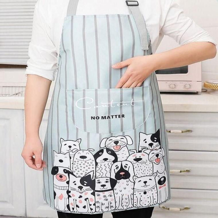 애견카페 앞치마