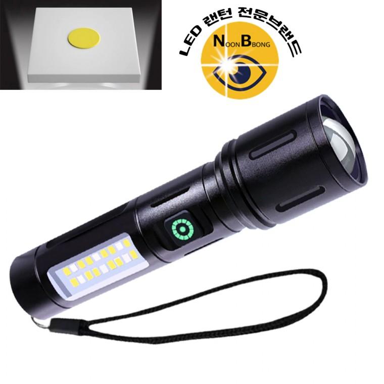 WL603 손전등 LED COB 충전식 줌 야외 멀티 서치 라이트 랜턴 후레쉬