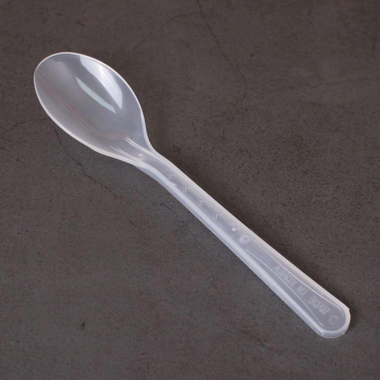 국산 일회용스푼 170mm 투명 1500개 업소용 개별포장