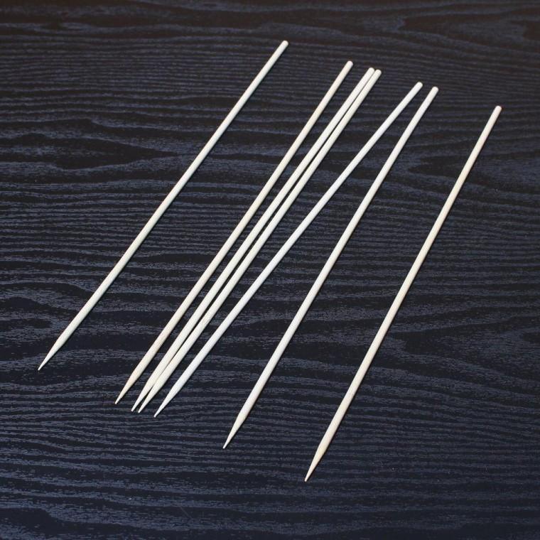 대나무꼬지 어묵 과일 꼬치 꽂이 4.0mm x 30cm 6000개