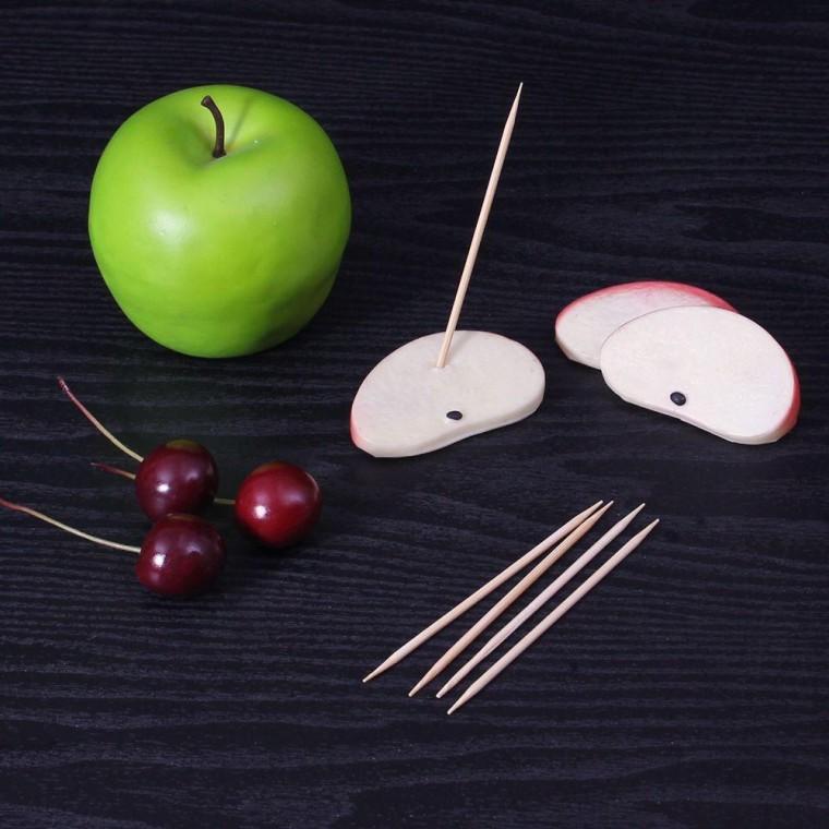 대나무 꼬지 과일 꼬치 꽂이 양면 2.5mmx10cm 3000개