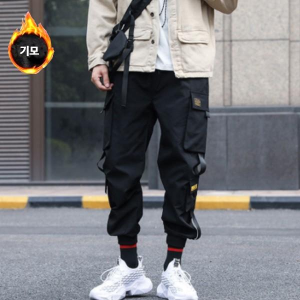 기모조거팬츠 포켓 카고바지 겨울긴바지 IS-PA26