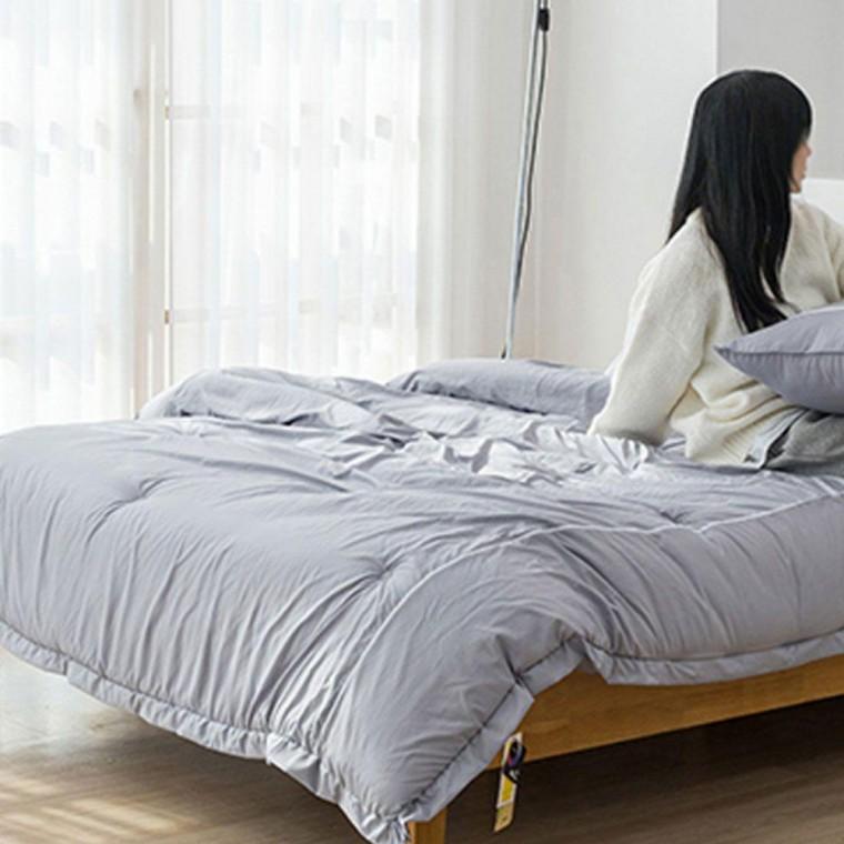 테라피 M2 그레이 알러지케어 퀸 Q 호텔 차렵 이불