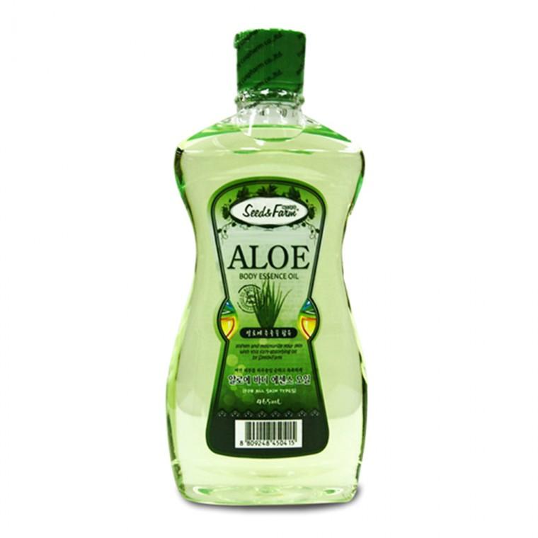 씨드앤팜 바디오일 마사지 465ml 알로에