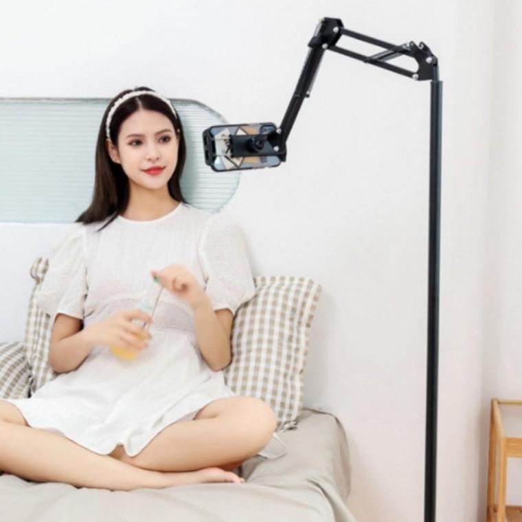 스탠드 거치대 패드 태블릿 휴대폰 촬영 침대 블랙