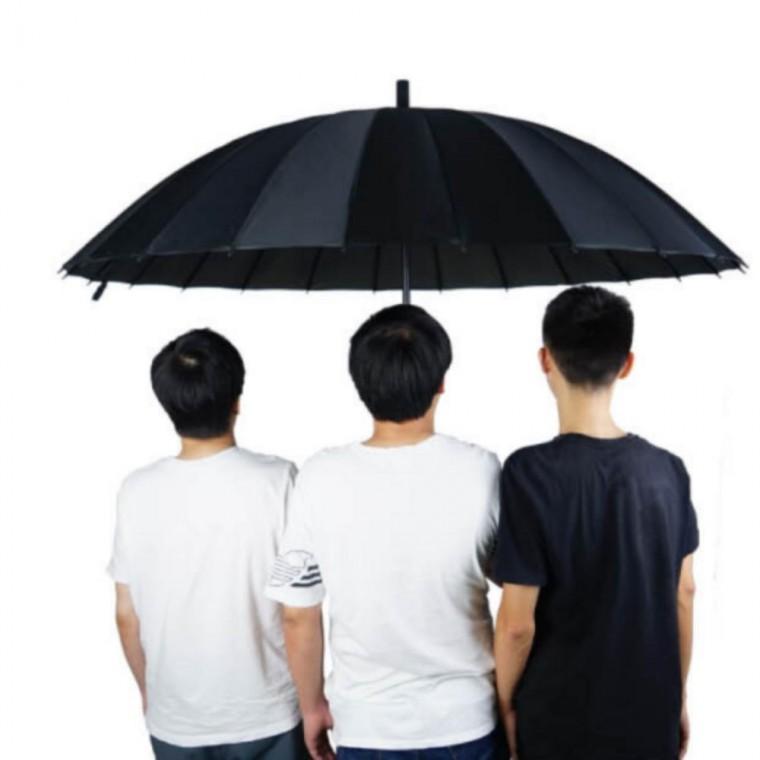 장우산 튼튼한 대형 고급 골프 답례품 가죽핸들