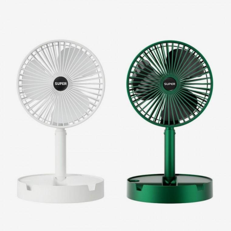 무선 선풍기 소형 탁상용 책상 캠핑 접이식 휴대용
