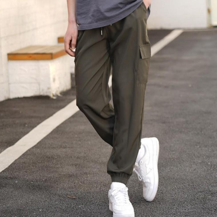 카고 팬츠 일자 조거 남성 주머니 데일리 캐주얼