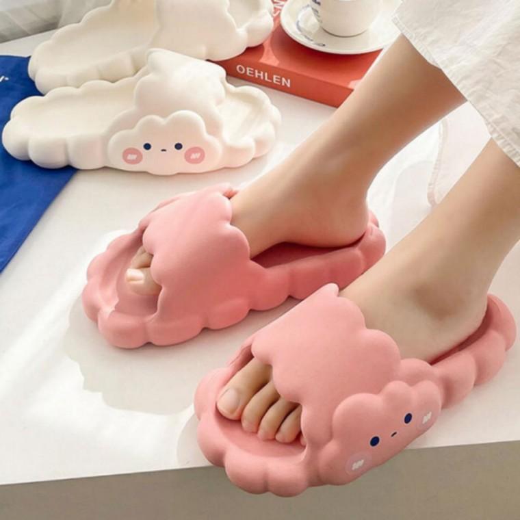 슬리퍼 여성 발편한 거실화 쿠션 경량 폭신 귀여운