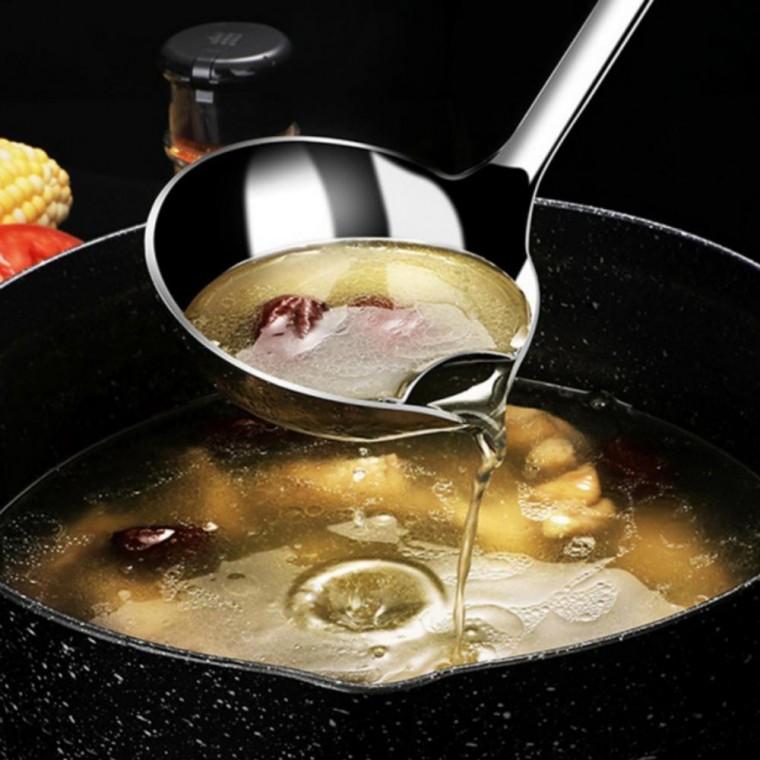 스텐 요술국자 기름제거 분리 주방 가정 식당