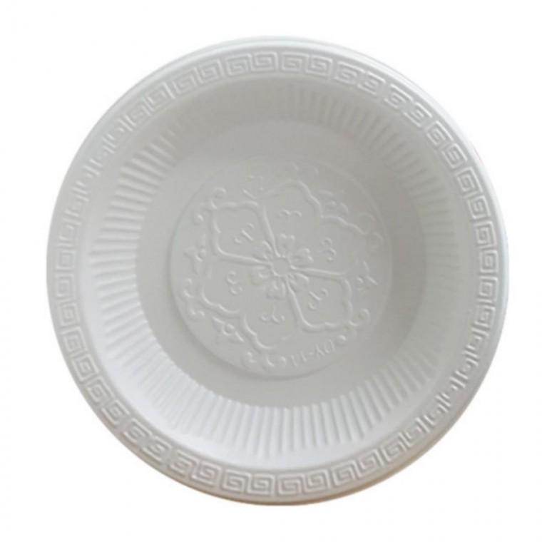 위생접시 그릇 용기 일회용 야외 중형 50p