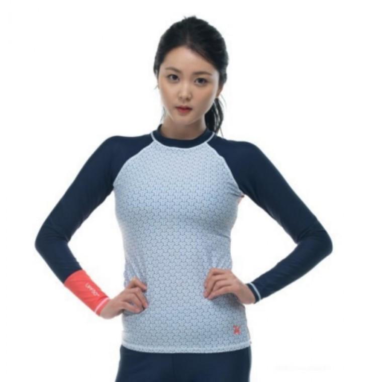 여성 래쉬가드 긴팔 상의 수영장 워터파크 편한