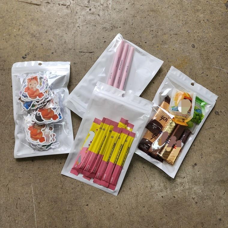 50P 다용도 12*20 지퍼백 투명포장비닐