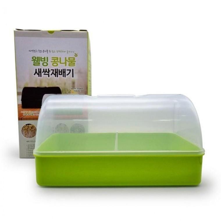 뚱리 새싹키우기 콩나물재배기 새싹재배기(사각) 채소 키우기 야채