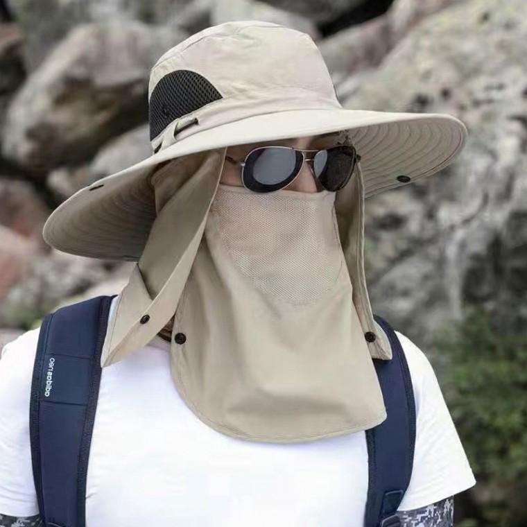 자외선차단 아웃도어 360도 분리형 등산모자 작업모자 낚시모자