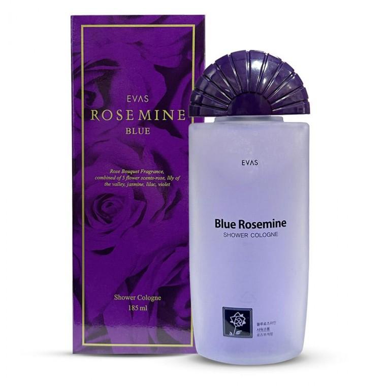 에바스 블루 로즈마인 바디 샤워코롱 로즈부케향 185ml