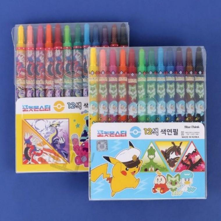색연필 스터 12색