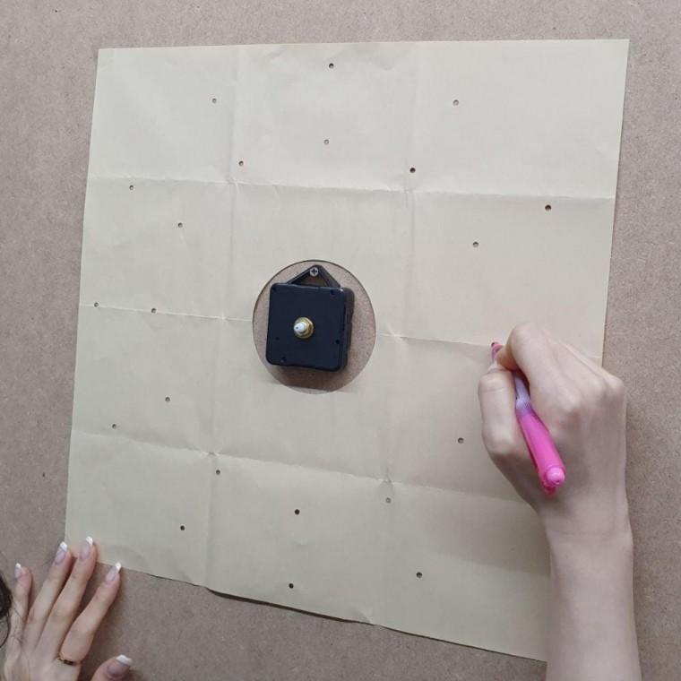 저소음 DIY 디자인 벽시계 실버 작은 아날로그 무선
