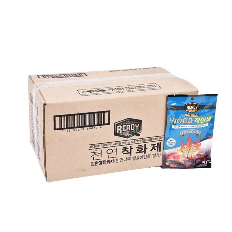 레디큐 착화제 50P 1박스 숯 장작 연료 착화용