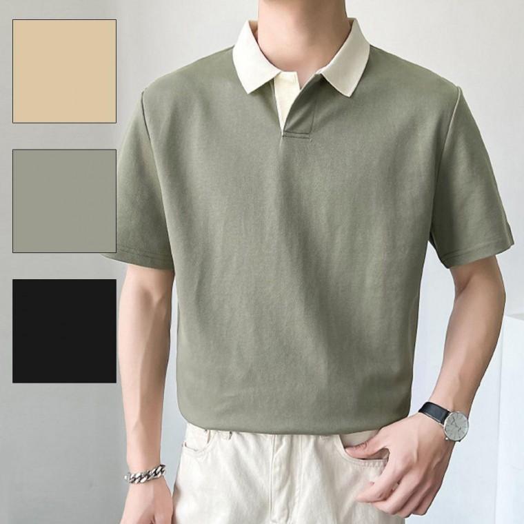 피케 남성 티셔츠 스포츠 골프 봄 여름 데일리 반팔티