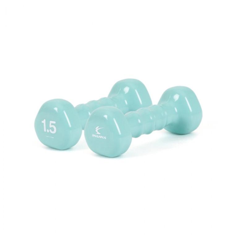 아이워너 PVC 삼각 아령 1.5kg 네오민트
